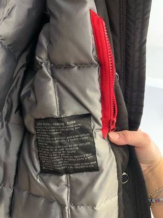 Chaqueta mujer Ballad talla L de pluma y pelo real