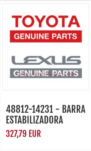 Barras Estabilizadoras Toyota Supra MK4 OEM