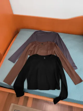 Lote 3 Camisetas Manga Larga