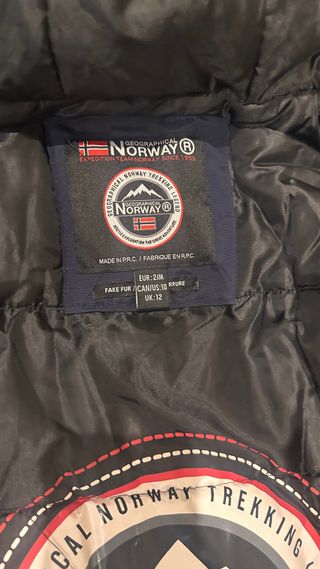 Abrigo de nieve Norway azul marino