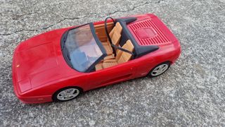 Ferrari Barbie cabriolet rosso
