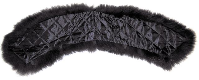 Collo pelliccia volpe pelo lungo