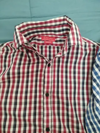 2 Camisas Zara Hombre Talla M