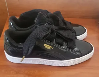 Zapatillas Puma Mujer Talla 41 Negras Charol