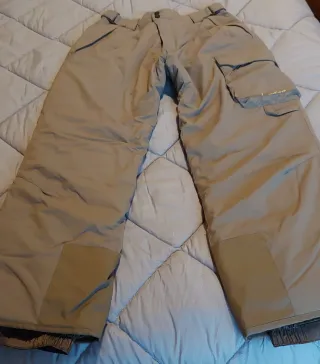 Pantaloni sci marrone uomo