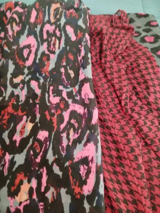 Lote 5 foulard donna stampati