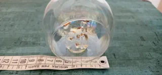 Palla Natale Vetro Soffiato con Presepe