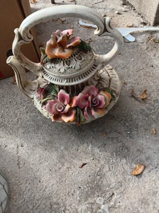 Tetera Decorativa Flores
