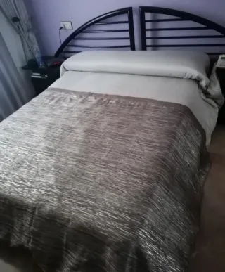 Colcha/Edredón Matrimonio Beige/marrón