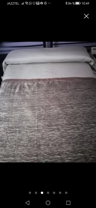 Colcha/Edredón Matrimonio Beige/marrón