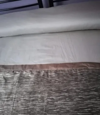 Colcha/Edredón Matrimonio Beige/marrón