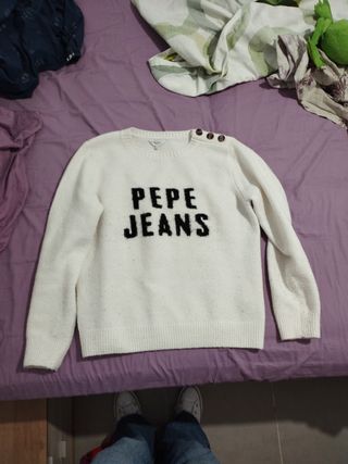 Jersey Pepe Jeans Mujer Blanco