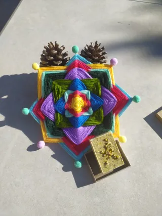 Pack Jabón Artesanal y Mandala Multicolor