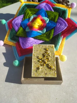 Pack Jabón Artesanal y Mandala Multicolor