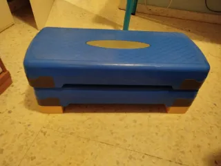 Step Aeróbico Doble Azul