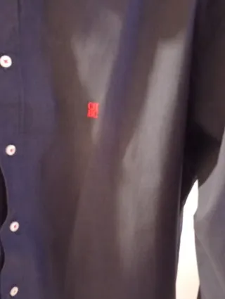 Camisa CH Hombre Azul algodón. Talla XXL