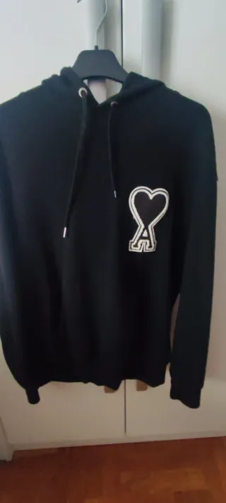 Sudadera Ami Paris Negra