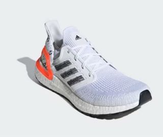 Zapatillas Adidas Ultraboost 20 Blancas Naranja