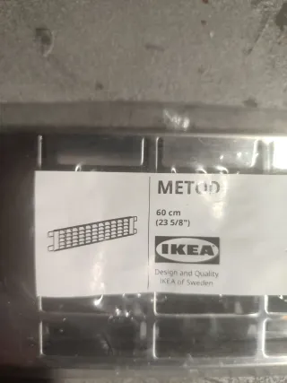 Zócalo ventilación acero inoxidable cocina IKEA