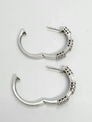 Pendientes Oro 18k con 44 Diamantes