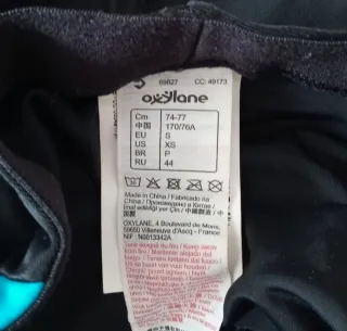 Culotte Ciclismo Decathlon Azul/Negro