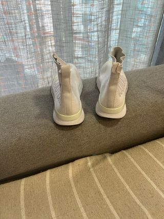 Bambas botín Versace blancas y moradas