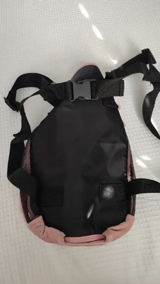Mochila porta perro Hcopet rosa