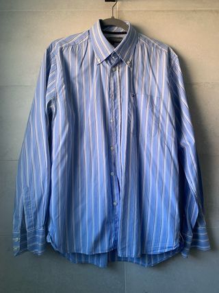 Camisa Tommy Hilfiger Rayas Azules Hombre