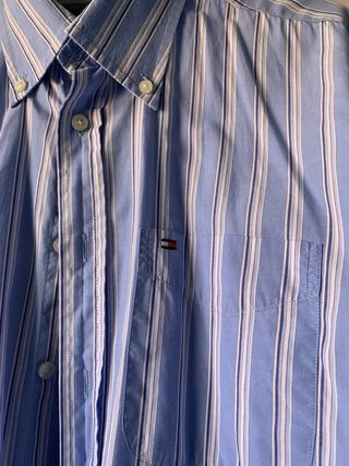 Camisa Tommy Hilfiger Rayas Azules Hombre