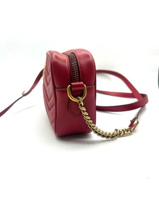 Borsa Gucci Marmont Mini Rosso Dorato