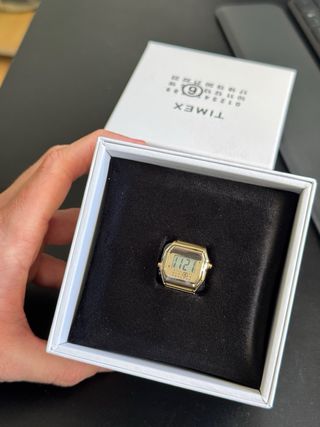 Reloj Anillo Timex X MM6 Maison Margiela Dorado