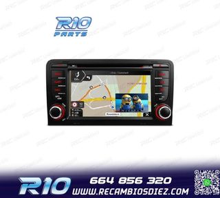RADIO GPS ANDROID 12 AUDI A3 8P 8PA S3 RS3 03-12