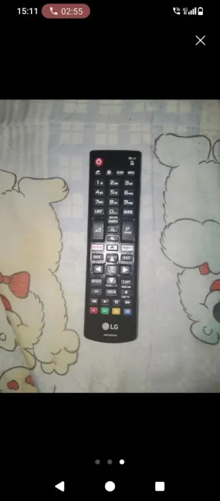 Televisión LG Negra