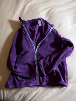 Sudadera polar Quechua niña morada