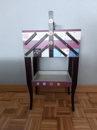 Costurero de madera único y personalizado