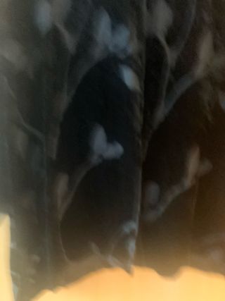 Blusón largo negro estampado BRUNELLA