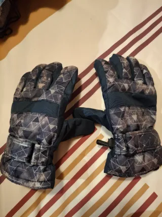 Guantes Frío y Nieve Azul/Gris