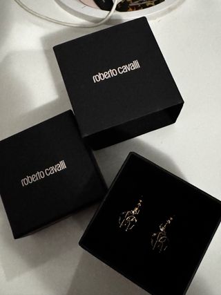 Orecchini Roberto Cavalli Logo Iconico