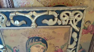 Cuadro antiguo de la Virgen del Perpetuo Socorro