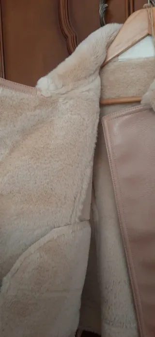 Cazadora Biker Zara Rosa