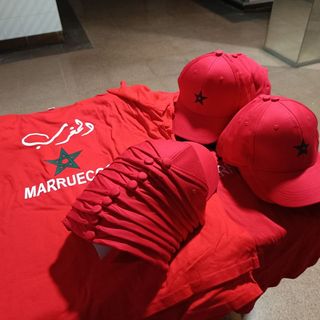 Camiseta Marruecos Bandera Estrella Verde