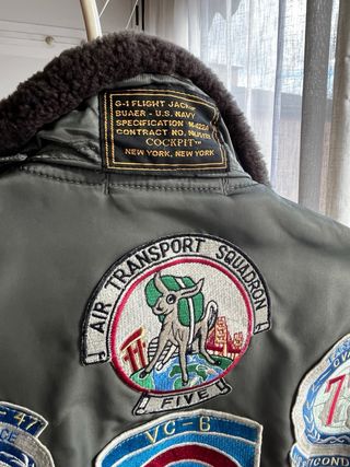 Chaqueta de vuelo US NAVY Cockpit G1 Talla M