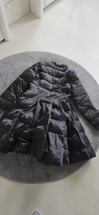 Elisabetta Franchi Piumino Raso Ruota Nero