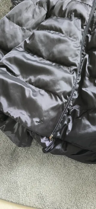 Elisabetta Franchi Piumino Raso Ruota Nero