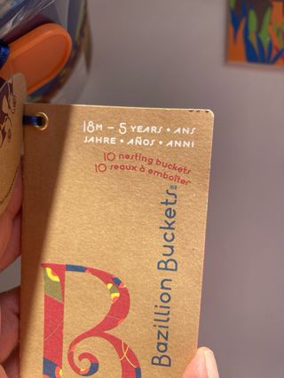 Cubos apilables Battat gran  tamaño