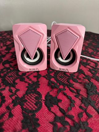 Altavoces NJSJ Rosas USB