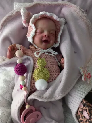 Bebé Reborn realista prematuro