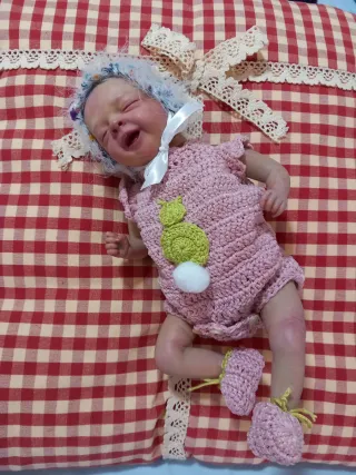 Bebé Reborn realista prematuro