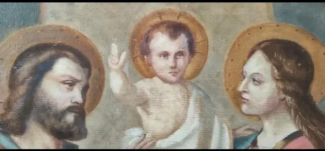 Pintura original antigua 76x97cm sin marco 1903/10