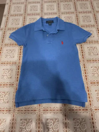 Polo blu bambino Ralph Lauren 8 anni